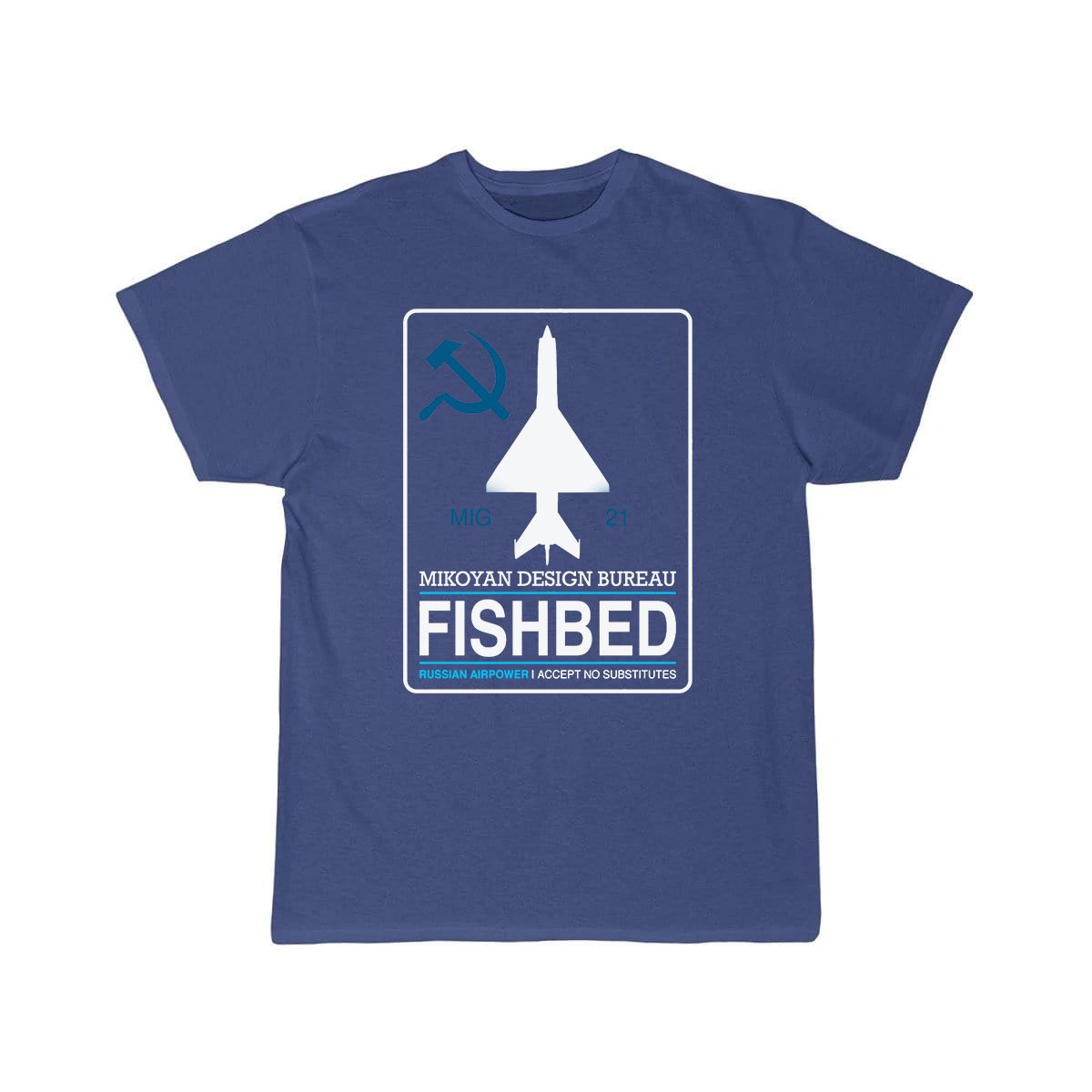 MIG 21 DESIGNED T SHIRT THE AV8R