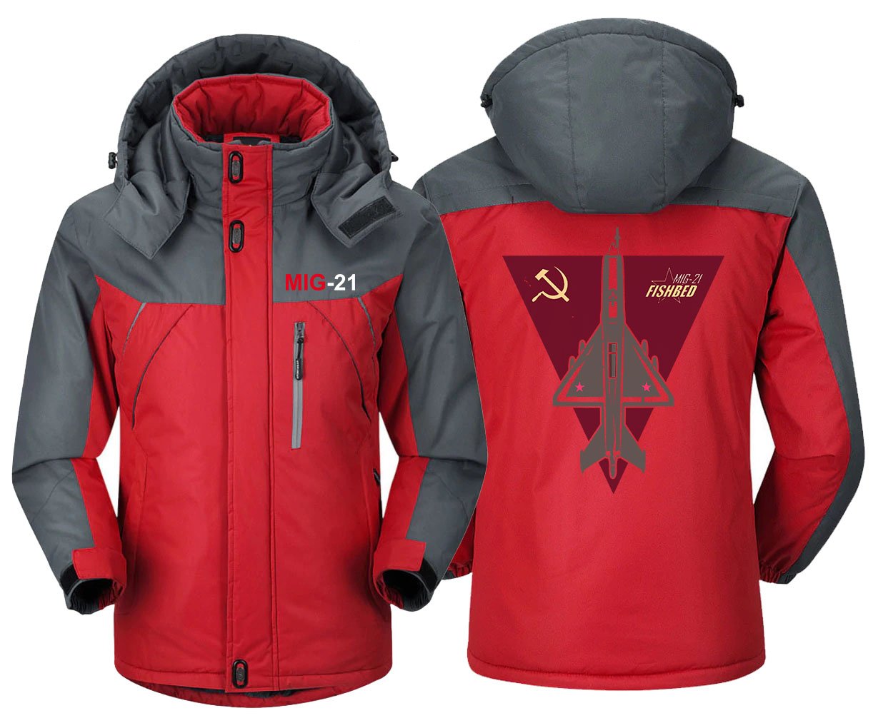 MIG 21 DESIGNED WINDBREAKER JACKET THE AV8R