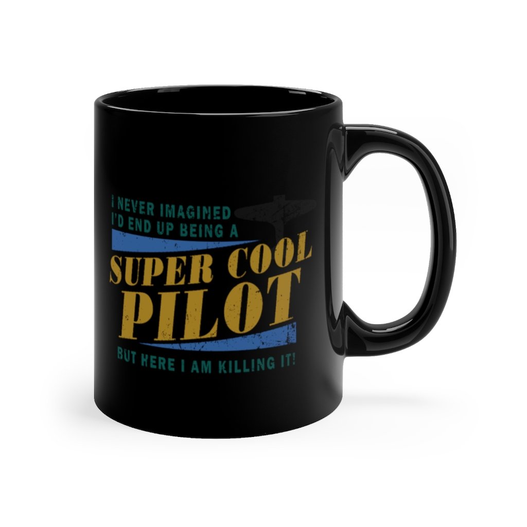 SUPER COOL  PILOT DESIGNED - MUG Printify