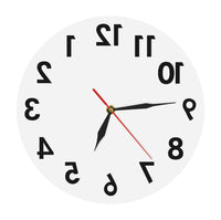 Thumbnail for Reverse Wall Clock Unusual Numbers Backwards AV8R