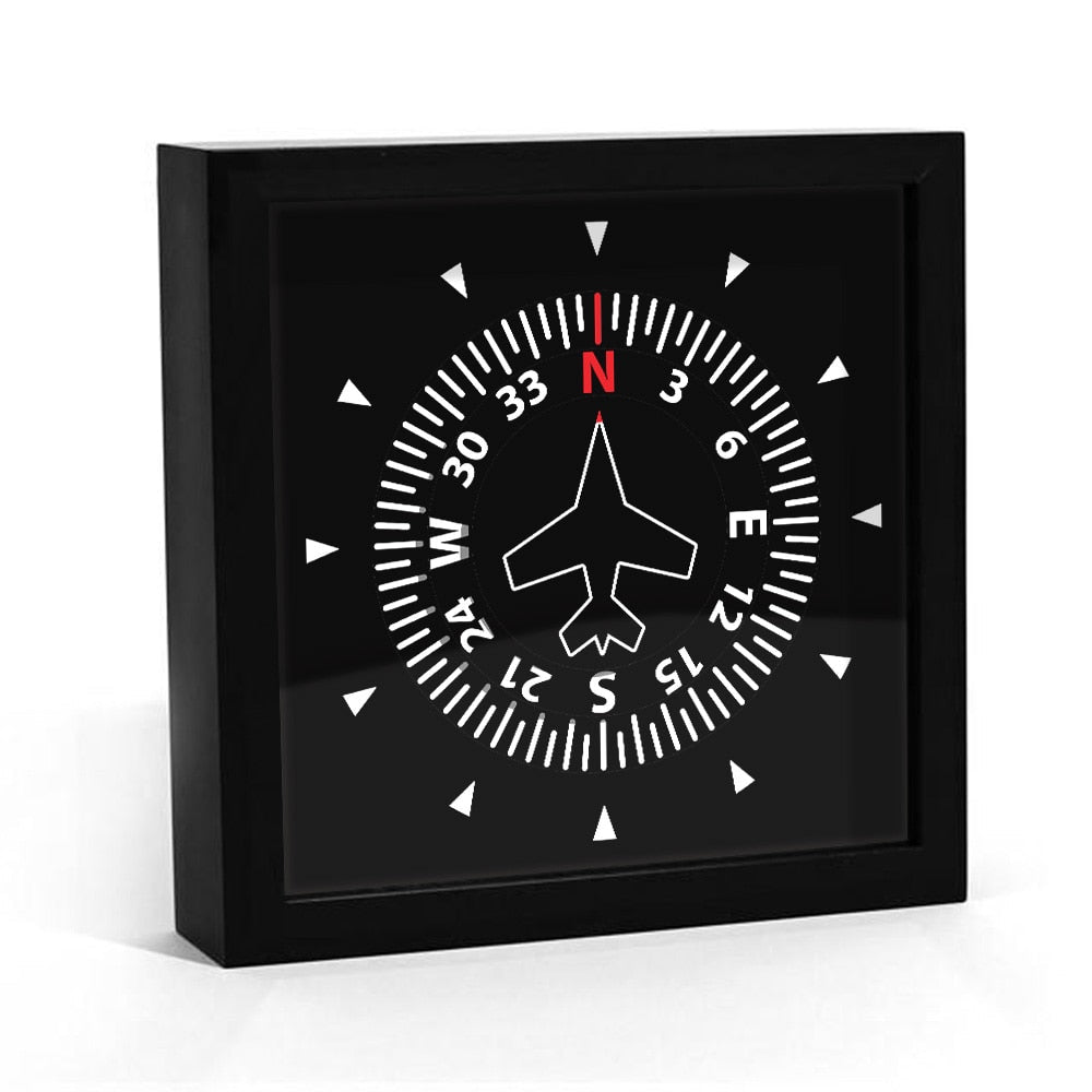 Aircraft Instrument Flight Control Panel Clever Clock THE AVIATOR