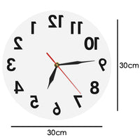 Thumbnail for Reverse Wall Clock Unusual Numbers Backwards AV8R