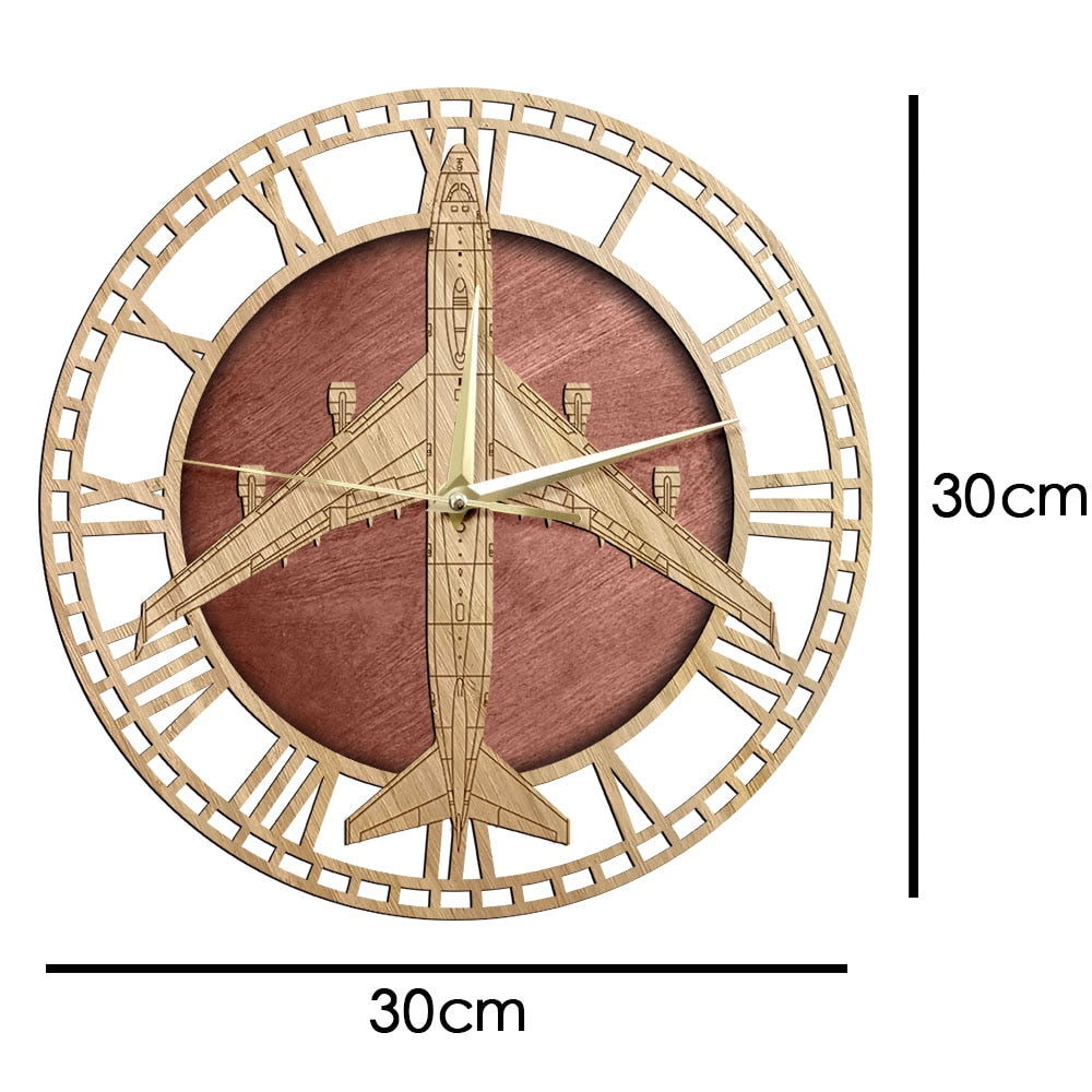 E-4B NIGHTWATCH FARMHOUSE STYLE WALL CLOCK THE AVIATOR