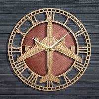Thumbnail for RC-135 Rivet Joint Wood Wall Clock THE AVIATOR