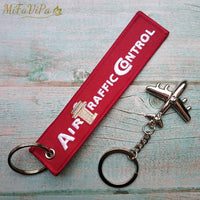 Thumbnail for Pilot Flight Crew Key Chain with 1 PC Metal Plane Keyrings THE AVIATOR