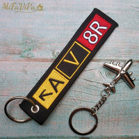 Thumbnail for Pilot Flight Crew Key Chain with 1 PC Metal Plane Keyrings THE AVIATOR