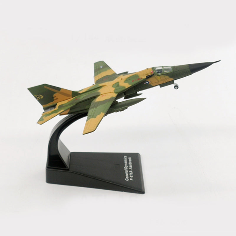 JASON TUTU 1/144 Scale Diecast Metal Aircraft Model US Air Force F-111 Aardvark Planes AV8R