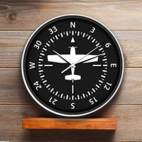 Thumbnail for Steering Wheel Flight Instrument Compass Wall Clock AV8R