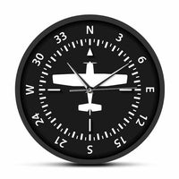 Thumbnail for Steering Wheel Flight Instrument Compass Wall Clock AV8R