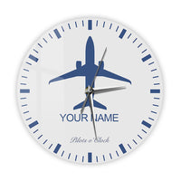 Thumbnail for Personalized Name Aircraft Wall Clock AV8R