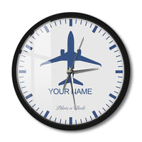 Thumbnail for Personalized Name Aircraft Wall Clock AV8R