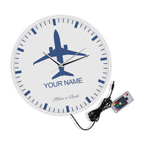 Thumbnail for Personalized Name Aircraft Wall Clock AV8R