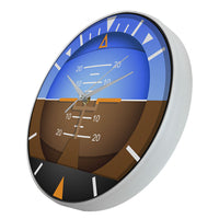 Thumbnail for Airplane Instruments Aircraft Gyro Horizon Designed Wall Clock Aviator Airlines Home Decor Attitude Indicator Pilots Wall Watch AV8R