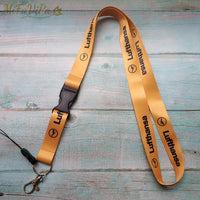 Thumbnail for Lufthansa Neck Strap Chaveiro Flight Crew Key Chain AV8R