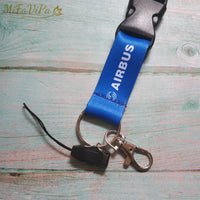 Thumbnail for AIRBUS Lanyards Neck Strap Chaveiro Key Chain AV8R