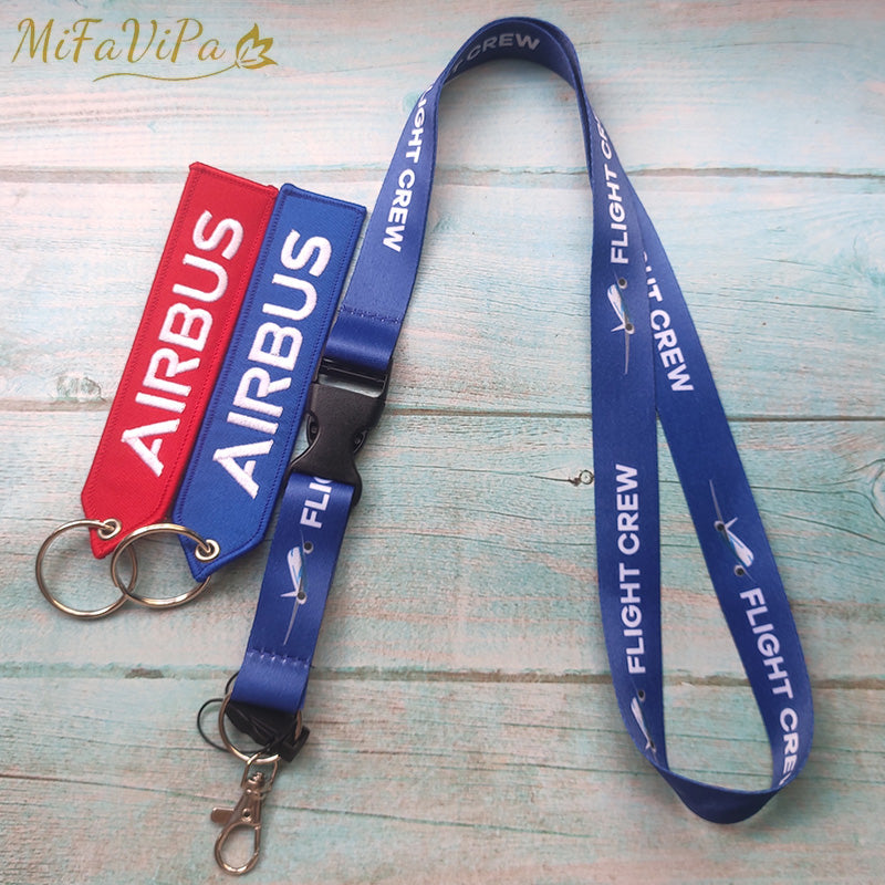 Airbus Chaveiro Flight Crew Neck Strap Key Chain AV8R