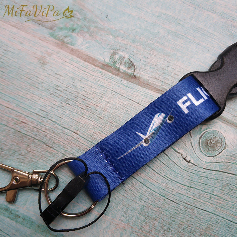 Airbus Chaveiro Flight Crew Neck Strap Key Chain AV8R