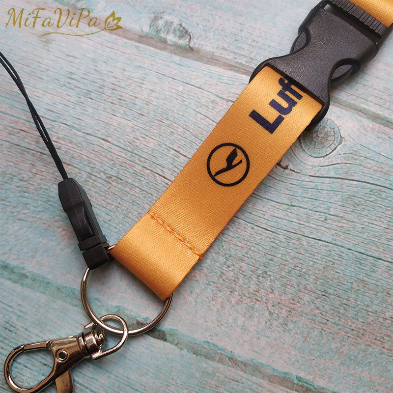 Lufthansa Neck Strap Chaveiro Key Chain AV8R