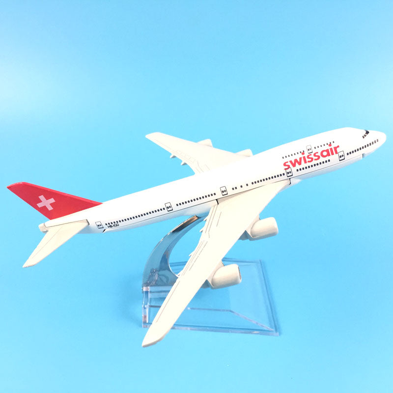 Swiss Air Swissair Airlines Boeing 747 B747 200 Airways Airplane Model Plane Model W Stand Aircraft Gift AV8R