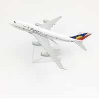 Thumbnail for Philippines Airlines Aeroplane model Boeing 747 airplane 16CM Metal alloy diecast 1:400 airplane AV8R