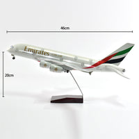 Thumbnail for United Arab Emirates Airbus 380 Airplane Model Plane Model Aircraft Model 1/160 Scale Diecast Resin Airplanes AV8R