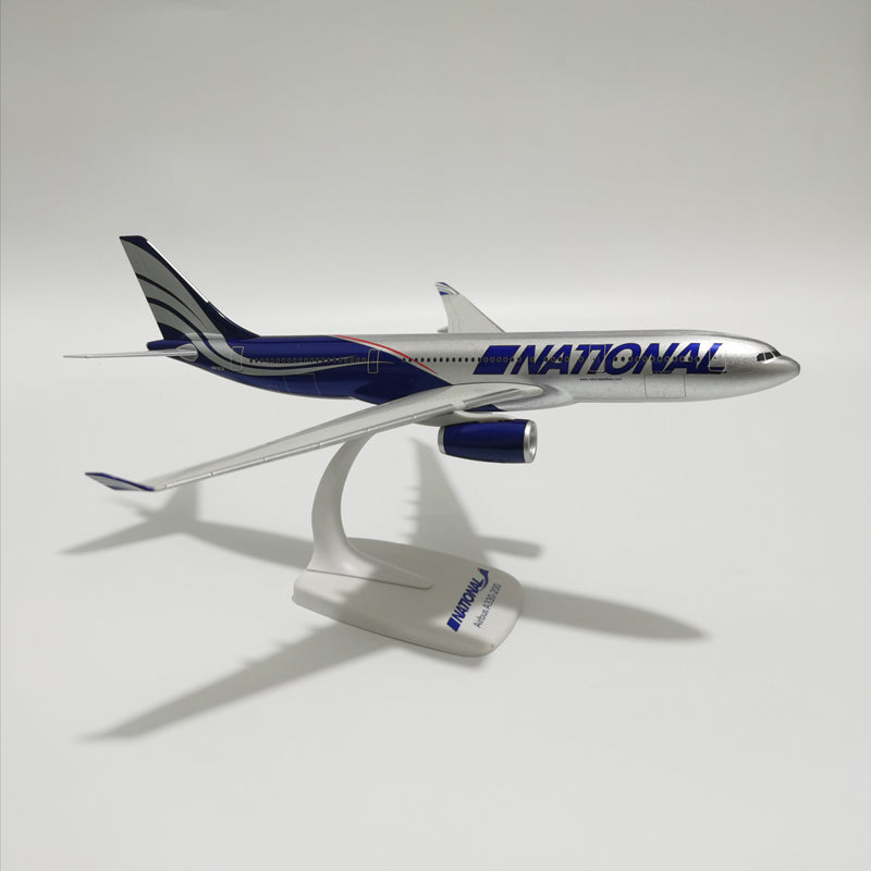 American National Airlines Airbus a330 Plane Model Airplane 1:200 Scale Diecast Plastic National planes AV8R