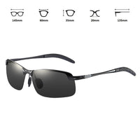 Thumbnail for New Luxury Polarized Sunglasses For Men Driving Fishing Hiking Sun Glasses Male Classic Vintage Men's Glasses Black Shades UV400 AV8R