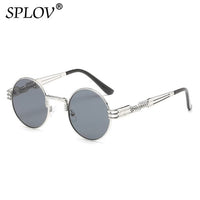 Thumbnail for New Fashion Retro Steampunk Round Metal Sunglasses for Men and Women AV8R