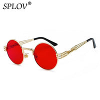 Thumbnail for New Fashion Retro Steampunk Round Metal Sunglasses for Men and Women AV8R