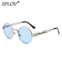 Thumbnail for New Fashion Retro Steampunk Round Metal Sunglasses for Men and Women AV8R
