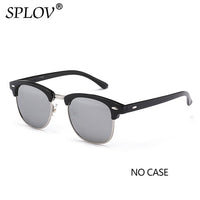 Thumbnail for Semi Rimless Polarized Sunglasses Men Women Vintage Metal Sun Glasses AV8R