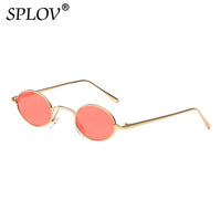 Thumbnail for Vintage Oval Steampunk Sunglasses Men Women Brand Designer Small Metal Sun Glasses AV8R