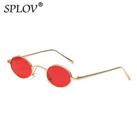 Thumbnail for Vintage Oval Steampunk Sunglasses Men Women Brand Designer Small Metal Sun Glasses AV8R