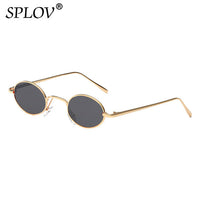 Thumbnail for Vintage Oval Steampunk Sunglasses Men Women Brand Designer Small Metal Sun Glasses AV8R