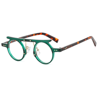 Thumbnail for Fashion Round Punk Sunglasses Men Women Small Retro Gradient Lens Shades Vintage Color AV8R