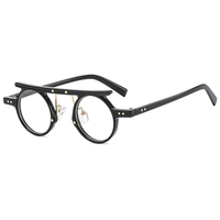 Thumbnail for Fashion Round Punk Sunglasses Men Women Small Retro Gradient Lens Shades Vintage Color AV8R