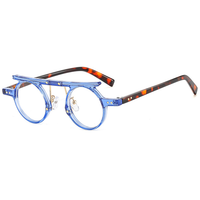 Thumbnail for Fashion Round Punk Sunglasses Men Women Small Retro Gradient Lens Shades Vintage Color AV8R