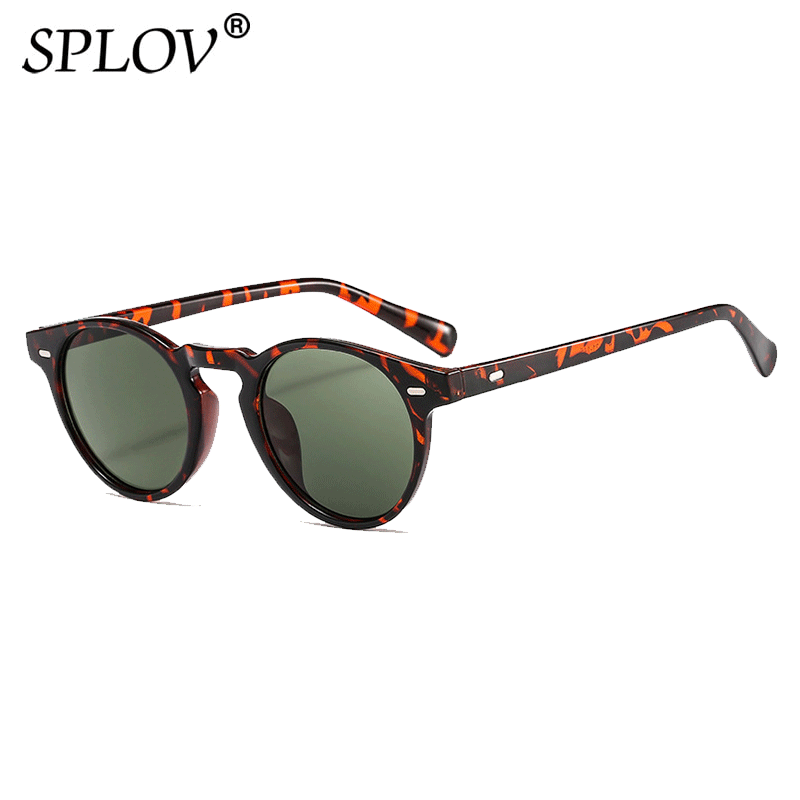 Fashion Round Sunglasses Men Women Vintage Brand Designer AV8R