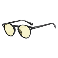 Thumbnail for Fashion Round Sunglasses Men Women Vintage Brand Designer AV8R