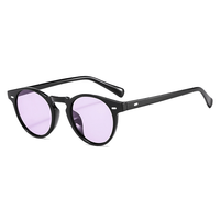 Thumbnail for Fashion Round Sunglasses Men Women Vintage Brand Designer AV8R
