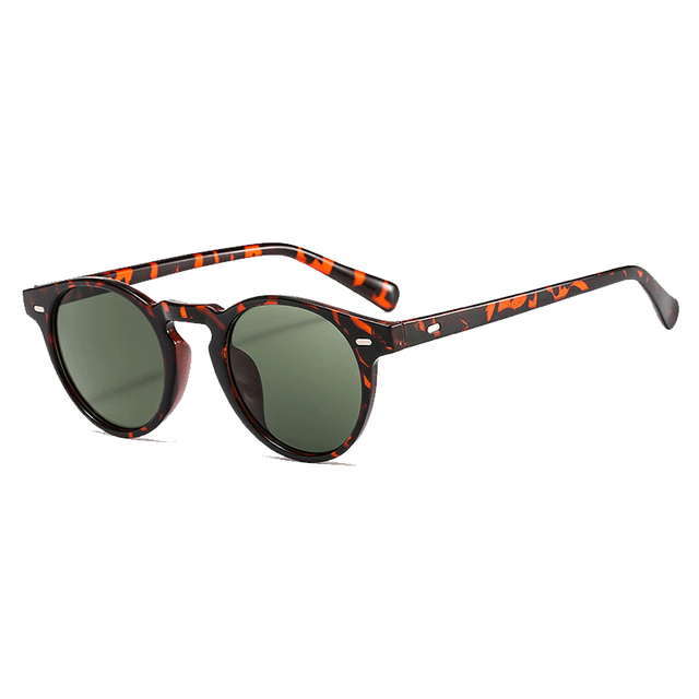 Fashion Round Sunglasses Men Women Vintage Brand Designer AV8R