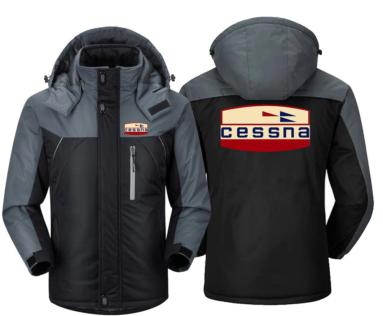 Retro Cessna Logo Winter Jacket