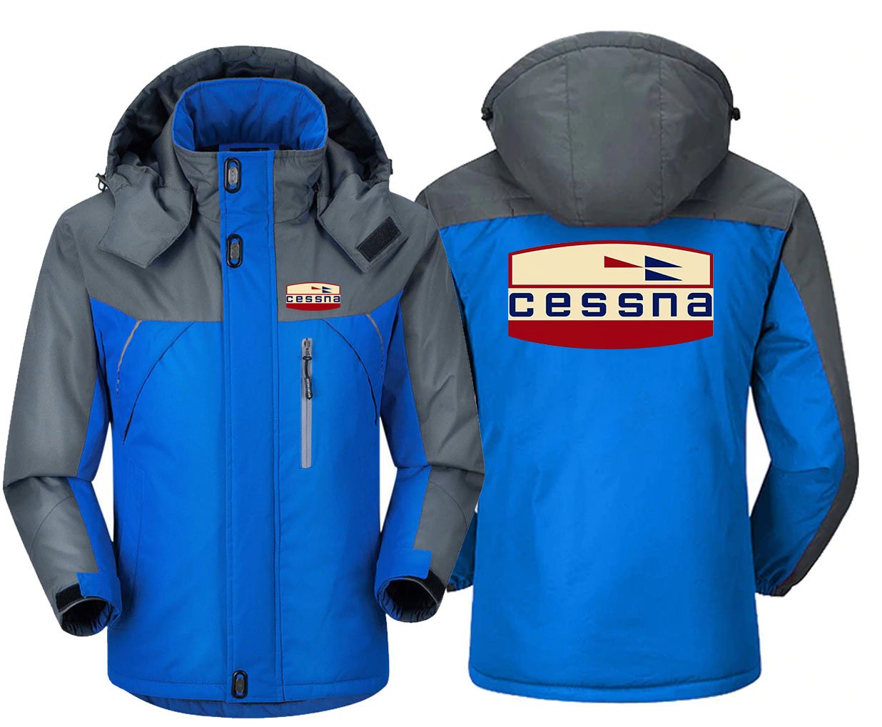 Retro Cessna Logo Winter Jacket