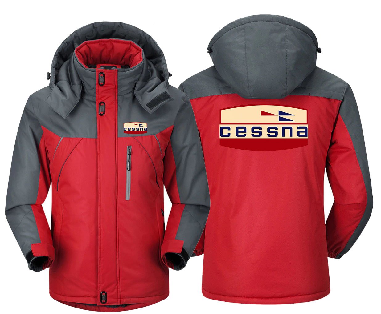 Retro Cessna Logo Winter Jacket