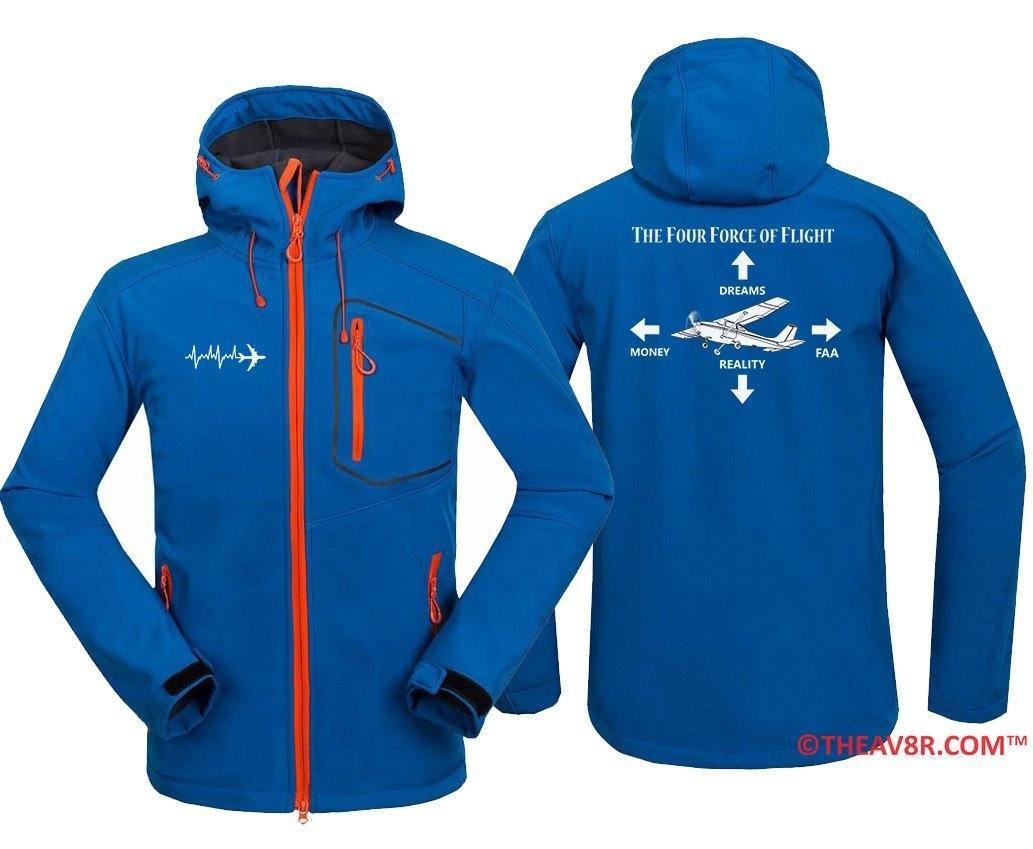 THE FOUR FORCE OF FLIGHT DESIGNED HOODIE THE AV8R
