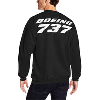 Thumbnail for BOEING 737 Men's Oversized Fleece Crew Sweatshirt e-joyer