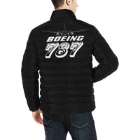 Thumbnail for BOEING 787 Men's Stand Collar Padded Jacket e-joyer