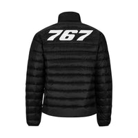 Thumbnail for BOEING 767 Men's Stand Collar Padded Jacket e-joyer