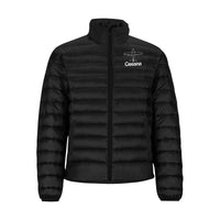 Thumbnail for CESSNA Men's Stand Collar Padded Jacket e-joyer