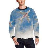 Thumbnail for HOODIE - 42 Men's Oversized Fleece Crew Sweatshirt e-joyer